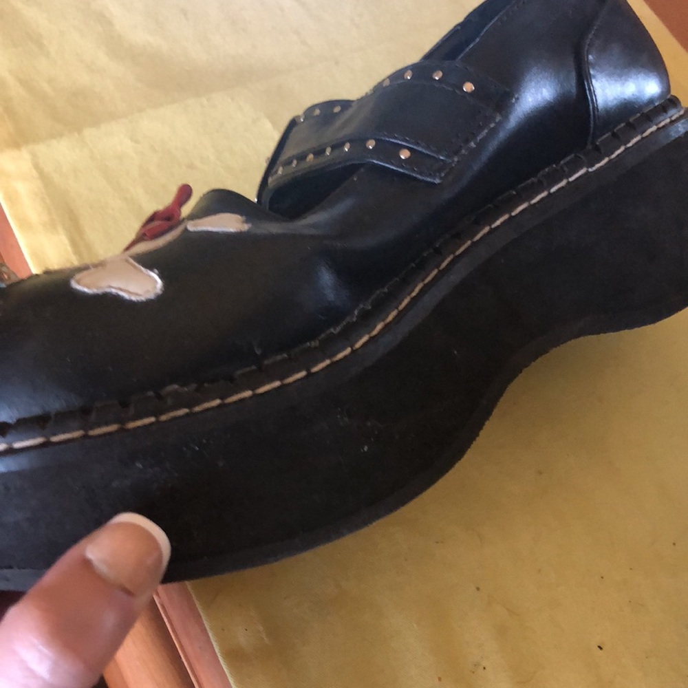 Rare Vintage Demonia Emily-221 Skull Platform Mary Janes - Picture 4 of 14